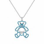 Strieborná retiazka BLUE BEAR