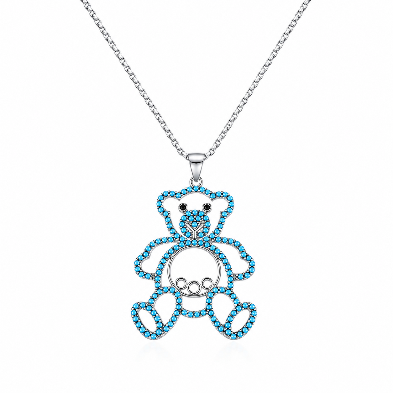 Strieborná retiazka BLUE BEAR