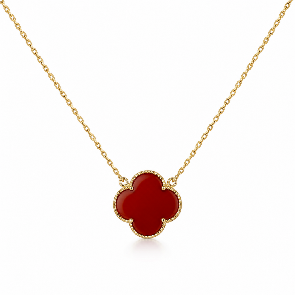 Retiazka štvorlístok RED 1x 14mm
