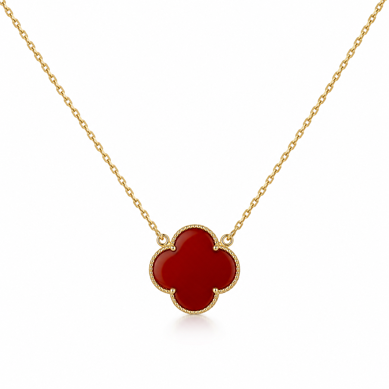 Retiazka štvorlístok RED 1x 14mm