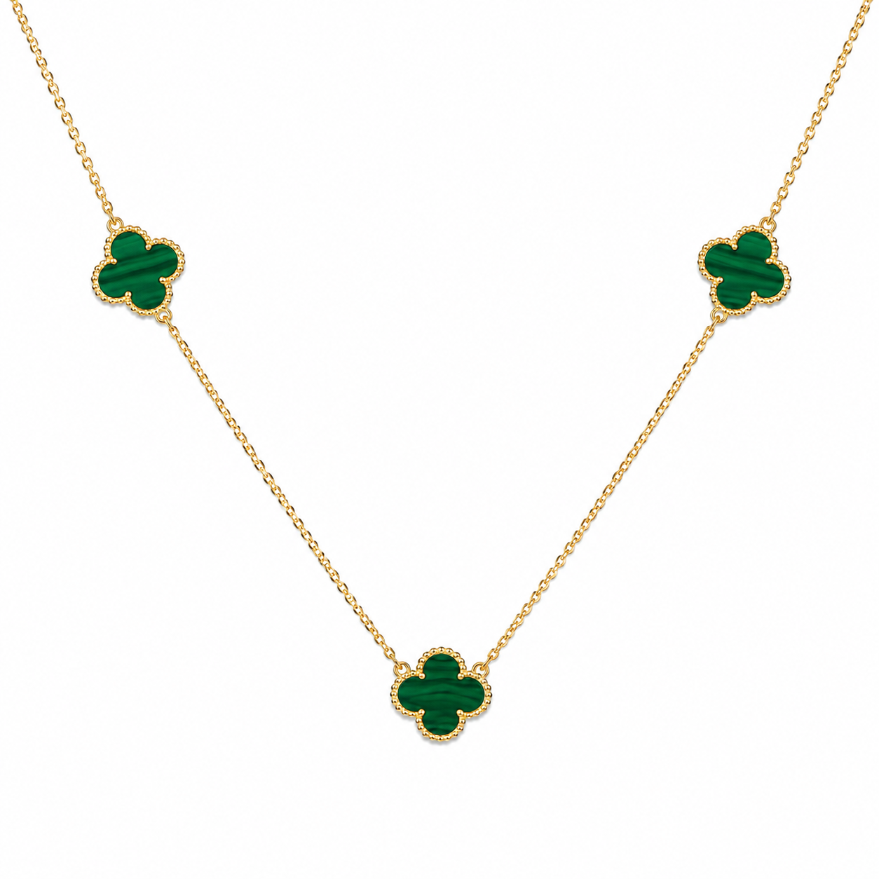 Retiazka štvorlístok GREEN 3x 8mm