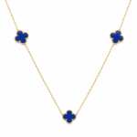 Retiazka štvorlístok BLUE 3x 8mm
