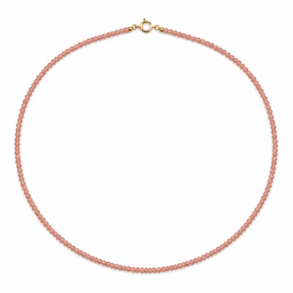 Kamienkový náhrdelník PEACH MOONLIGHT STONE